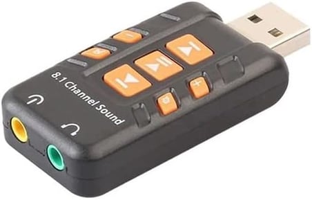 Harici 8.1 Kanal Usb Çevirici 3.5mm Mikrofonlu Ses Kartı