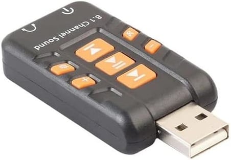 Harici 8.1 Kanal Usb Çevirici 3.5mm Mikrofonlu Ses Kartı