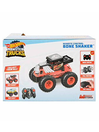 Hot Wheels Monster Trucks Bone Shaker Uzaktan Kumandalı Araba Kırmızı