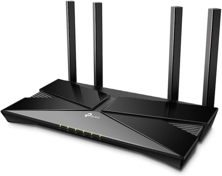 Archer VX1800v, AX1800 Mbps Çift Bantlı Fiber Destekli Wi-Fi 6 VDSL/ADSL Modem Router, 4 Gigabit LAN Portları + 1 USB 2.0 Port, MU-MIMO, Super VDSL, Tether Uygulaması ile Kolay Kurulum