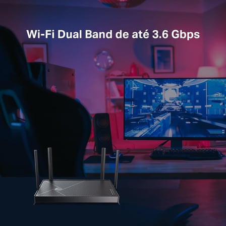 Archer BE230, BE3600 Mbps, Fiber Destekli, 2× 2.5 Gbps WAN/LAN Port + 3× Gbps Port, VPN Destekli, HomeSheild, Easy Mesh Uyumlu, Dual-Band Wi-Fi 7 Router