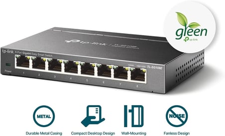 TL-SG108E, 8-Port Gigabit Easy Smart Switch