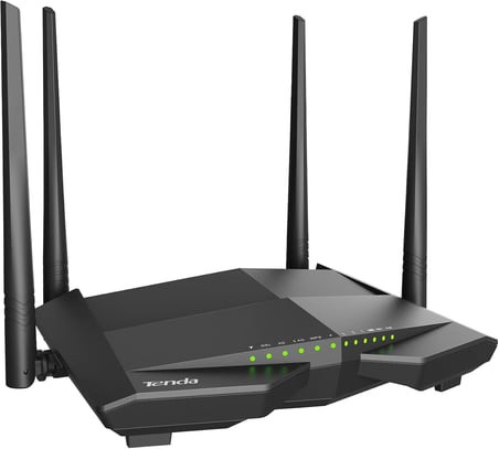 V12 Modem yönlendirici (AC1200 300 Mbit/s 2,4 GHz'de + 5 GHz'de 867 Mbit/sn, 3 x Gigabit LAN bağlantı noktası +1 x Gigabit WAN) Beamforming, VPN/IPTV/IPv6/ WPS|100-240V |50/60Hz ≤ 18 W güç