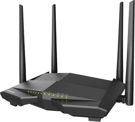 V12 Modem yönlendirici (AC1200 300 Mbit/s 2,4 GHz'de + 5 GHz'de 867 Mbit/sn, 3 x Gigabit LAN bağlantı noktası +1 x Gigabit WAN) Beamforming, VPN/IPTV/IPv6/ WPS|100-240V |50/60Hz ≤ 18 W güç