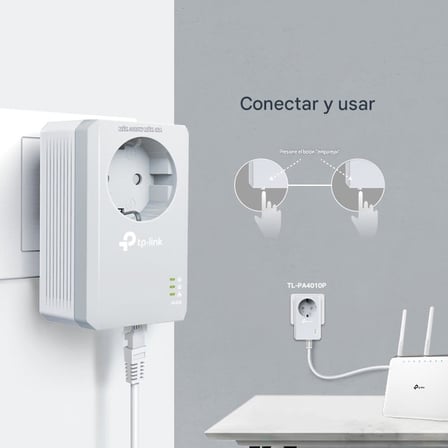 TL-PA4010PKIT, AV600 AC Güç Soketli Powerline Adaptör Başlangıç Kiti