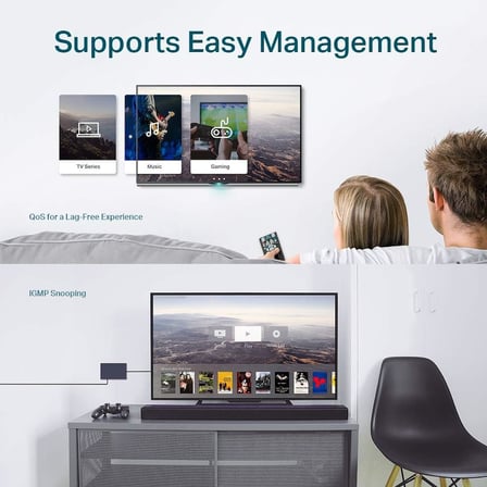 TL-SG105E, 5-Portlu Gigabit Easy Smart Switch