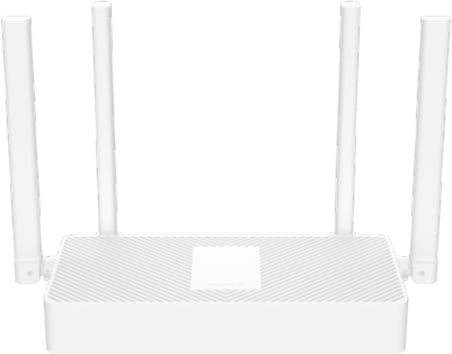 WiFi AX3S Router, Wi-Fi 6 AX3000 Gigabit Çift Bant Kablosuz Yönlendirici, 4 Adet Otomatik Uyarlanan WAN/LAN GE Portu, Wi-Fi Güçlendirici, HomeSec™ Ağ Güvenliği, Siyah Güvenliği, Beyaz