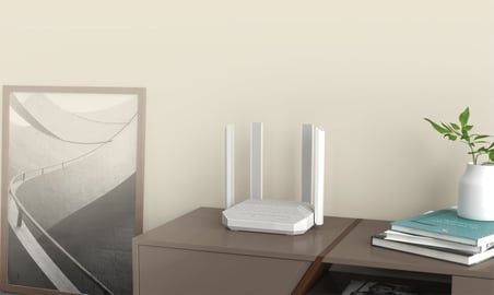 Challenger AX3000 Wi-Fi Mesh Ebeveyn Kontrol Fiber VPN Router Access Point 2x2.5Gbit/s KN-3910