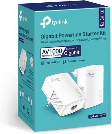 TL-PA7017 KIT, AV1000 Gigabit Powerline Başlangıç Kiti