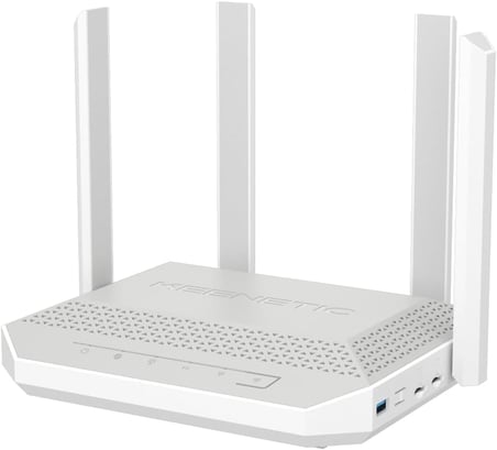 Hopper 4G+ AX3000 Wi-Fi Mesh Ebeveyn Kontrol Fiber VPN Router 4G Modem Cat.6 5x1Gbit/s 2xSIM Slot USB3.0 KN-2312
