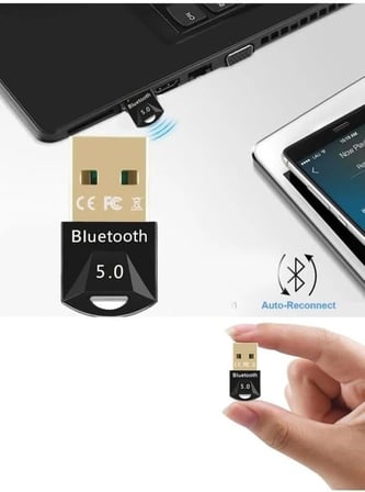 Masaüstü Bilgisayar Bluetooth Adaptör V5.0 Usb Dongle Bluetooth Aparatı Çevirici Dönüştürücü
