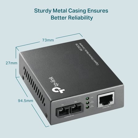 MC200CM, Gigabit Multi-Mode Medya Dönüştürücü