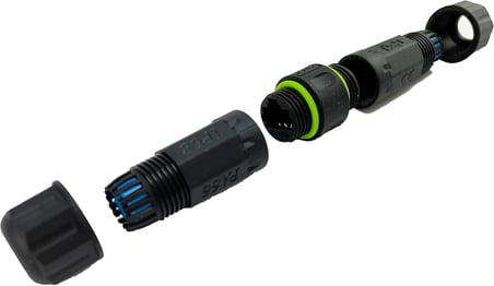 Su geçirmez IP68 Korumalı RJ45 Ethernet Konnektör Soketleri CAT6/CAT5E/CAT5 Network Ağ Kabloları