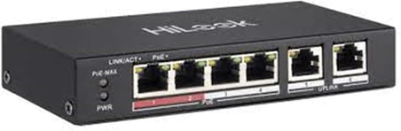 Hilook NS-0106MP-35 4 Port PoE, 35W, +2 Port Megabit Uplink Switch
