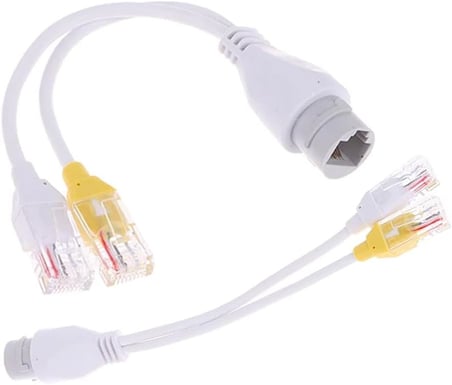Poe Combiner/Mux, üç yönlü RJ45 konnektör aksesuarları, Üç Yollu RJ45 Konektörü