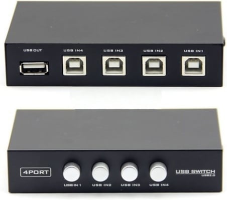 4569 Yazıcı Printer Switch Çoklayıcı Çoğaltıcı 4 Port
