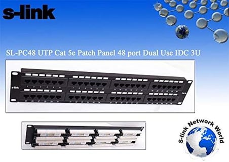 SL-PC48 48 Li UTP CAT5E Patch Panel