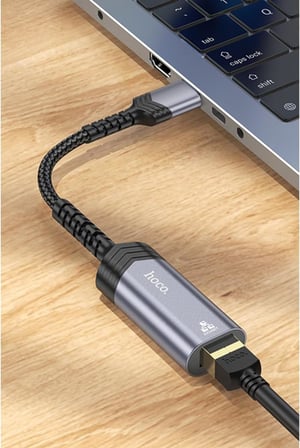 UA26 Tak Çalıştır USB to RJ45 1000 Mbps Ethernet Dönüştürücü - Gri