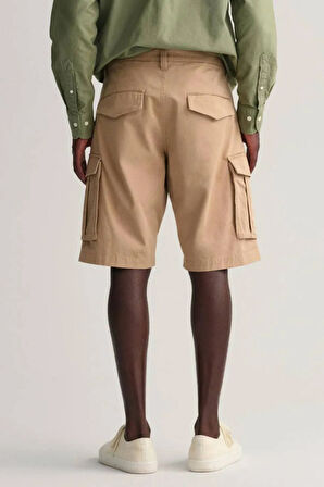 RELAXED TWILL CARGO SHORTS