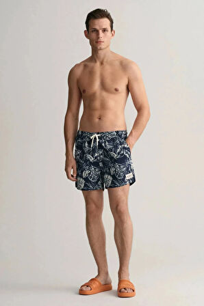 Cf Tropical Leaves Print Sw Shorts