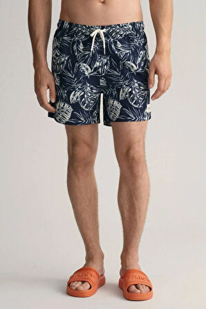 Cf Tropical Leaves Print Sw Shorts