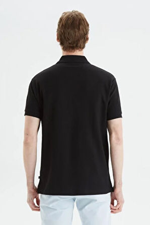 Erkek Nautica Classic Fit Kısa Kollu Polo - Siyah | XS