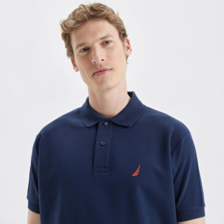 Erkek Classic Fit Kısa Kollu Polo - Lacivert | XS