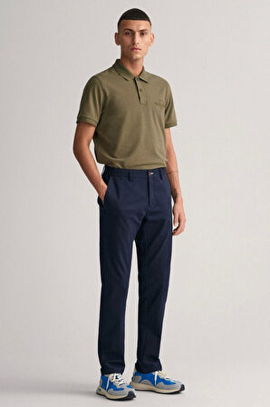 Gant Erkek Lacivert Slim Fit Pantolon