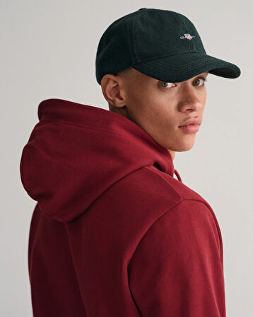 Erkek Regular Fit Kapüşonlu Logolu Sweatshirt-Bordo  | XXXL