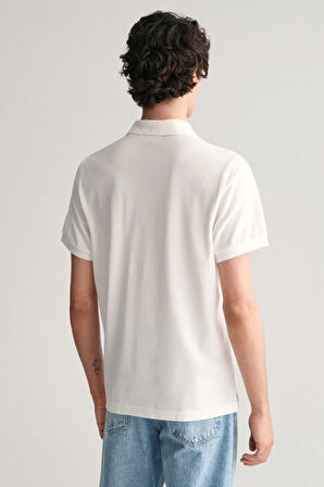 Erkek Regular Fit Polo T-Shirt - Beyaz  | XXL