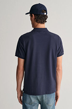 Erkek Regular Fit Polo T-Shirt - Lacivert  | M
