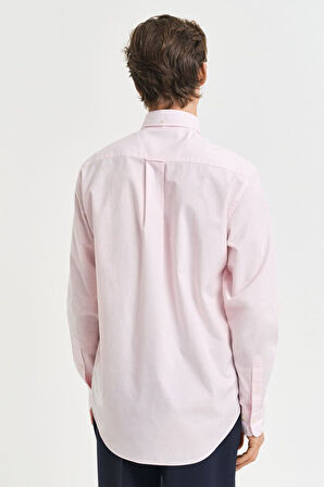 Erkek Regular Fit Klasik Poplin Gömlek - Açık Pembe | L