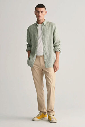 Erkek Slim Fit Pantolon - Bej | 34/32