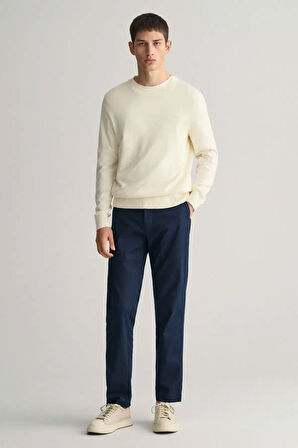 Erkek Lacivert Slim Fit Pantolon - Lacivert | 34/32