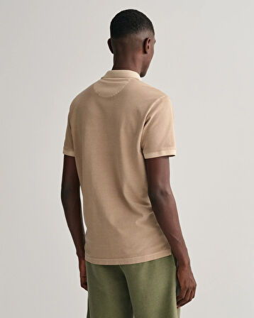 Erkek GANT Regular Fit Logolu Polo - Bej  | L