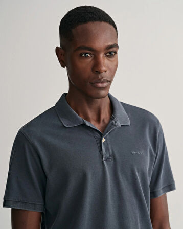 Erkek GANT  Regular Fit Logolu Polo - Siyah | M