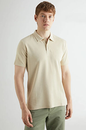 Erkek GANT Regular Fit Polo - Bej  | M