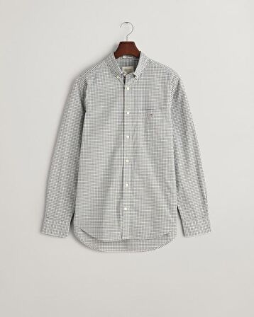 REG POPLIN MICROCHECK SHIRT