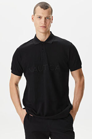 Erkek Classic Fit Polo T-Shirt - Siyah | XL