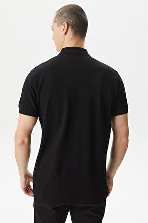 Erkek Classic Fit Polo T-Shirt - Siyah | XL