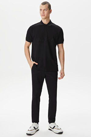 Erkek Classic Fit Polo T-Shirt - Siyah | XL