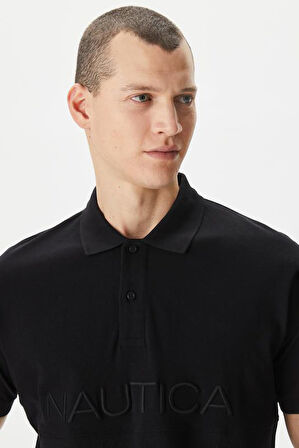 Erkek Classic Fit Polo T-Shirt - Siyah | XL