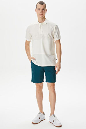 Erkek Classic Fit Polo T-Shirt - Ekru | XL