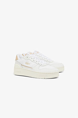 Lacoste Kadın  T-Clip Platform  Beyaz Sneaker