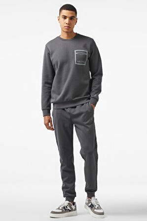 Erkek Sweatshirt - Gri | S
