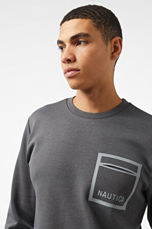 Erkek Sweatshirt - Gri | S