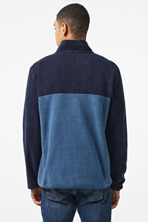 Erkek Polar Sweatshirt - Lacivert | L