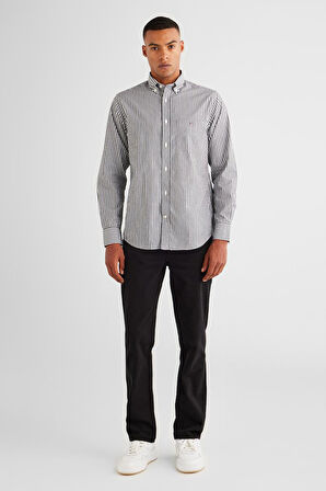 Erkek Regular Fit Pantolon - Siyah | 32/32