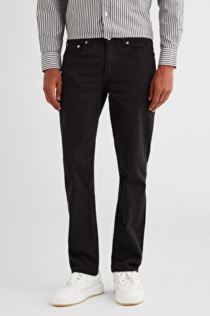 Erkek Regular Fit Pantolon - Siyah | 32/32