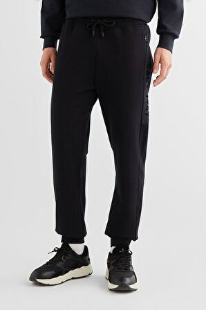Erkek Regular Fit Eşofman Altı - Siyah  | S